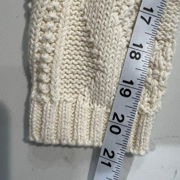 Vintage Woolrich Cable Knit Tunic Sweater Made In USA Women’s M Cotton NEW NOS - Picture 14 of 15